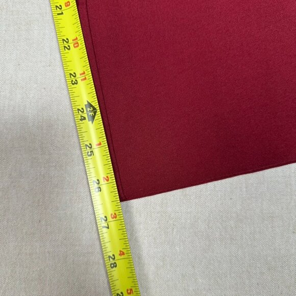 Voodoo Vixen Zoey Wide Leg Jumpsuit Womens XL Maroon Red Holiday Flutter HEMMED - Picture 14 of 16